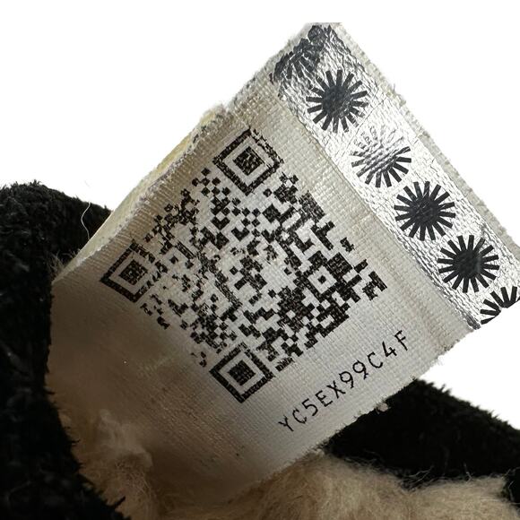 Ugg Black Scuff Mule Slippers Mens size 12 - Picture 8 of 9